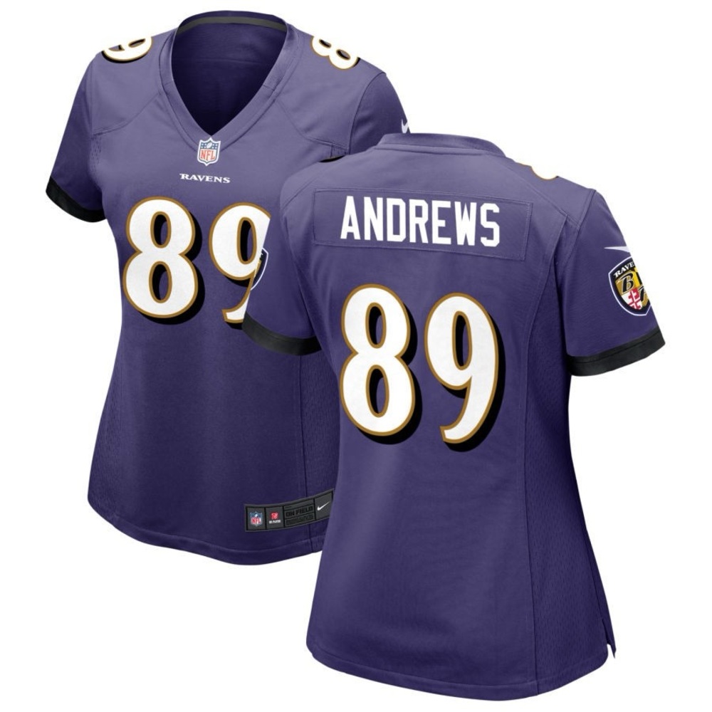 NWT Nike Women's Baltimore Ravens Mark Andrews Custom Game Jersey